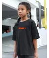 Çocuk Unisex Baskılı T-Shirt - Siyah