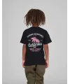 Çocuk Unisex Baskılı T-Shirt - Siyah
