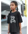 Çocuk Unisex Baskılı T-Shirt - Siyah