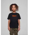 Çocuk Unisex Baskılı T-Shirt - Siyah
