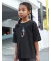 Çocuk Unisex Baskılı T-Shirt - Siyah