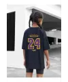 Çocuk Unisex Baskılı T-Shirt - Siyah