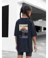 Çocuk Unisex Baskılı T-Shirt - Siyah