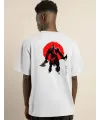 Erkek Baskılı T-Shirt Kısa Kol Bisiklet Yaka Regular Fit Rahat Kalıp Günlük Tişört - Beyaz