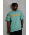 Erkek Baskılı T-Shirt Kısa Kol Bisiklet Yaka Regular Fit Tişört - Mint Yeşili