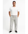 Erkek Fitilli Kadife Cepli Buggy Pantolon Oversize Rahat Kalıp - Gri
