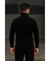 Erkek Fitilli Kazak Tam Boğazlı Balıkçı Yaka Triko 3lü Set  Bej-Haki-Siyah