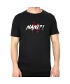 Erkek Kısa Kol Yazlık Tişört Bisiklet Yaka Baskılı Oversize T-Shirt - Siyah