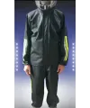 Erkek Motorcu Kurye Su Geçirmez Yağmurluk Takım - Siyah
