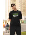 ERKEK Özel Baskılı Modern Fit %100 Pamuk Bisiklet Yaka T-Shirt
