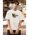 ERKEK Özel Baskılı Modern Fit %100 Pamuk Bisiklet Yaka T-Shirt