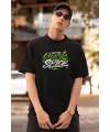 ERKEK Özel Baskılı Modern Fit %100 Pamuk Bisiklet Yaka T-Shirt