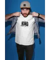 Erkek Özel Baskılı Modern Fit %100 Pamuk Bisiklet Yaka T-Shirt