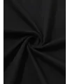 Erkek Sarj %1 Baskılı T-Shirt Kısa Kol Bisiklet Yaka Regular Fit Tişört - - Siyah