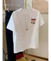Erkek T-Shirt Oversize Kısa kol Tişört Popeye Baskılı - Beyaz