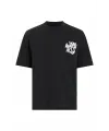 Erkek Tişört Baskılı Oversize Kısa kol T-shirt - Siyah