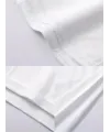 Erkek Tişört Bisiklet Yaka Kore sevimli ayı baskı Kısa Kol T-Shirt  - Beyaz