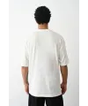 Erkek Tişört Düz Basic Penye Yazlık Bisiklet Yaka Kısa Kol T-Shirt - Beyaz