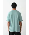 Erkek Tişört Düz Basic Penye Yazlık Bisiklet Yaka Kısa Kol T-Shirt - Mint Yeşili
