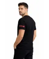Erkek TÜRKİYE Ay Yıldız Baskılı 10 Numara Forma Tişört Taraftar T-Shirt - Siyah