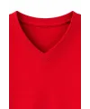 Genç Erkek Çocuk V Yaka Tişört Model - Bordo