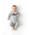 iegiyim™ Hello Nakışlı % 100 Pamuk Erkek Bebek Tulum