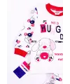 iegiyim™ Hungry Desenli Kız Çocuk Pijama Takımı