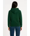 Kadın 3 İplik Pamuklu Kapüşonlu Kanguru Cepli Sweatshirt hoodie - Haki