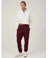 Kadın 3 İplik Pamuklu Oversize Yarım Fermuarlı Yakalı Basic Sweatshirt - Beyaz