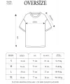 Kadın Baskılı T-Shirt Kısa Kol Bisiklet Yaka Oversize Rahat Kalıp Tişört - Siyah