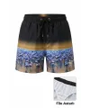 Kadın Deniz Şortu Fermuarlı Cepli File Astarlı Hızlı Kuruyan Premium - Siyah
