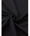 Kadın Kısa Kol Yazlık Tişört Bisiklet Yaka Baskılı Oversize T-Shirt - Siyah