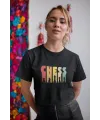 Kadın Özel Baskılı Modern Fit %100 Pamuk Bisiklet Yaka T-Shirt