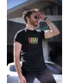 Kadın Özel Baskılı Modern Fit %100 Pamuk Bisiklet Yaka T-Shirt