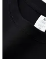 Kadın T-Shirt Bisiklet Yaka Kısa kol Baskılı Tişört - Siyah