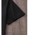 Kadın Tişört Shut Up Baskılı Kısa Kol Bisiklet Yaka T-Shirt - Siyah