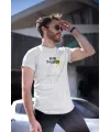 Unisex Erkek/Kadın Özel Baskılı Modern Fit %100 Pamuk Bisiklet Yaka T-Shirt