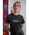 Unisex Erkek/Kadın Özel Baskılı Modern Fit %100 Pamuk Bisiklet Yaka T-Shirt