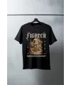 Unisex Oversize 24/1 Penye DTF Baskılı Tişört - DTF101