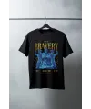 Unisex Oversize 24/1 Penye DTF Baskılı Tişört - DTF102