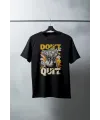 Unisex Oversize 24/1 Penye DTF Baskılı Tişört - DTF113