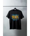 Unisex Oversize 24/1 Penye DTF Baskılı Tişört - DTF122
