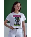 Unisex Oversize 24/1 Penye DTF Baskılı Tişört - DTF129