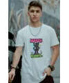 Unisex Oversize 24/1 Penye DTF Baskılı Tişört - DTF129