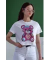 Unisex Oversize 24/1 Penye DTF Baskılı Tişört - DTF130