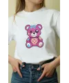 Unisex Oversize 24/1 Penye DTF Baskılı Tişört - DTF130