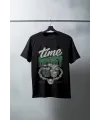 Unisex Oversize 24/1 Penye DTF Baskılı Tişört - DTF133
