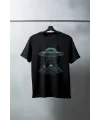 Unisex Oversize 24/1 Penye DTF Baskılı Tişört - DTF134