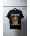 Unisex Oversize 24/1 Penye DTF Baskılı Tişört - DTF139
