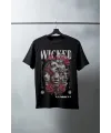 Unisex Oversize 24/1 Penye DTF Baskılı Tişört - DTF142